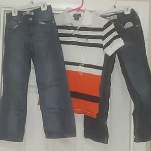 Boys POLO shirt & LEVI'S Jeans